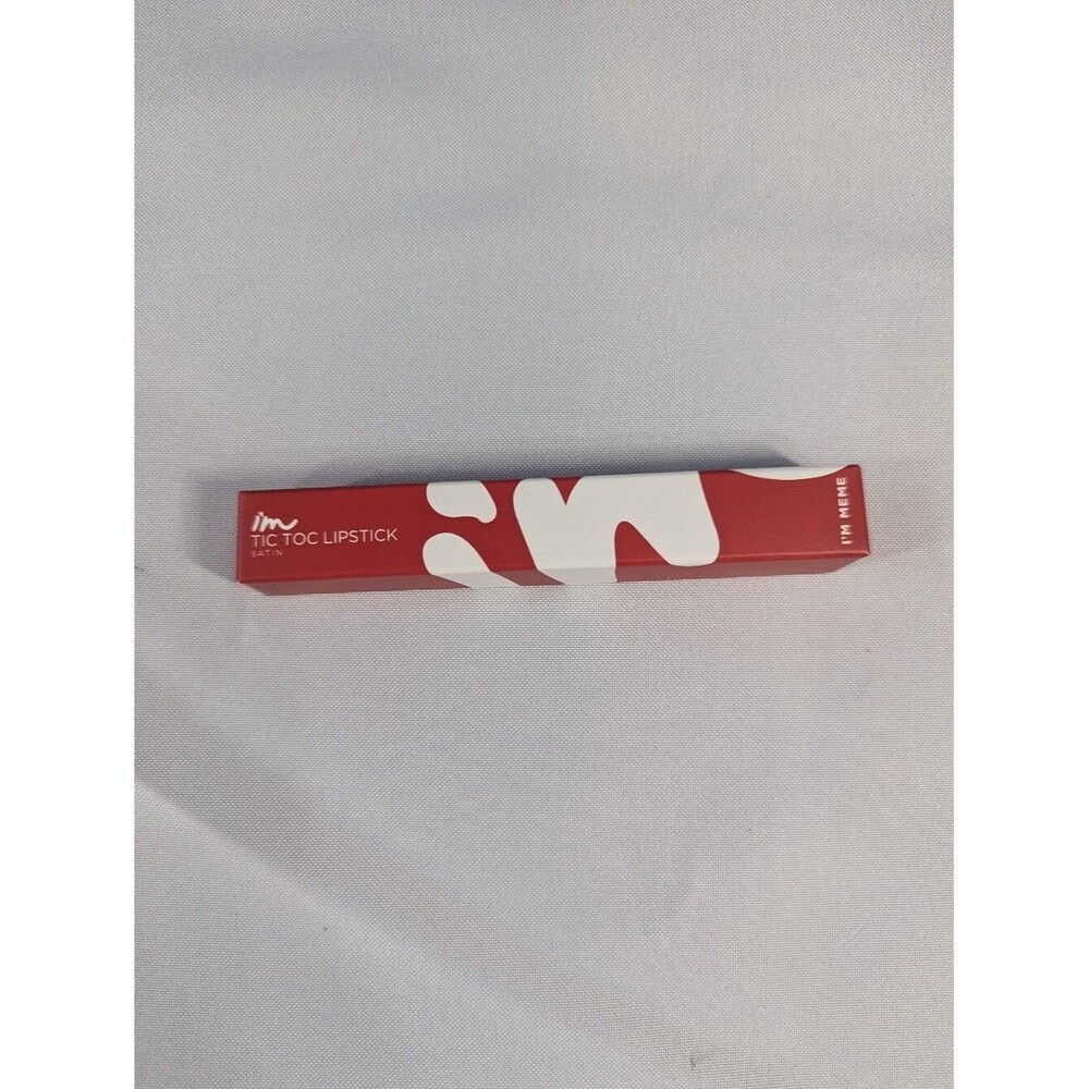 I'M MEME Tic Toc Red "Red Ribbon" Satin Lipstick
